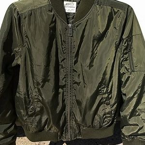 Ashley Outerwear Womens Green Large Jacket